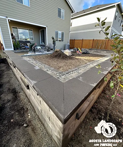 Paver Patio & Retaining Wall Installation